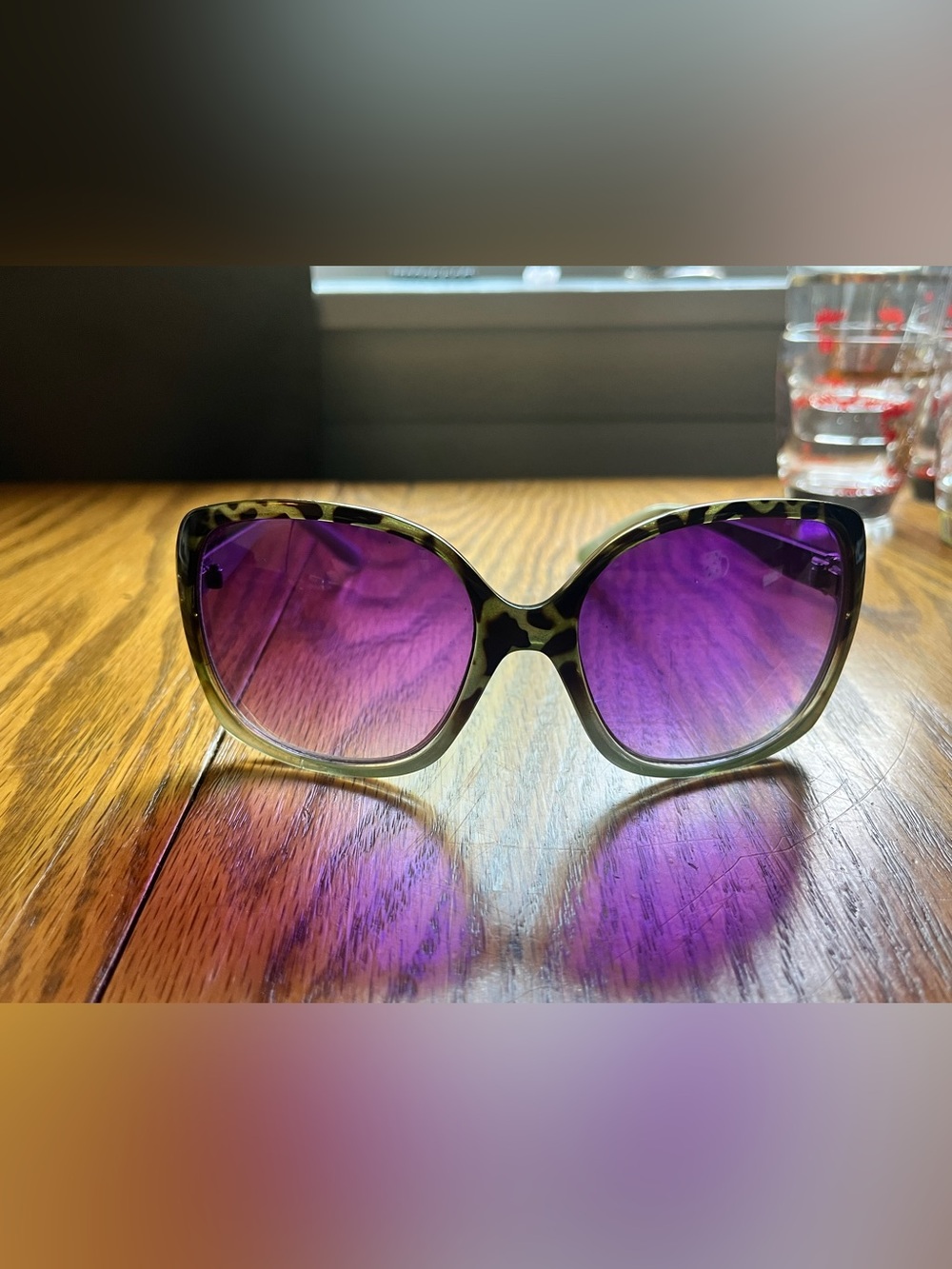 Women’s Sunglasses LARGE Tortoise Leopard Frames - FRAMES ONLY